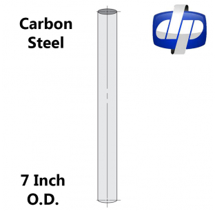 Carbon Steel or Chrome Plated 7 Inch Plain Ends Straight Stack