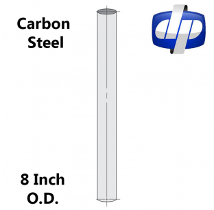 Carbon Steel or Chrome Plated 8 Inch Plain Ends Straight Stack