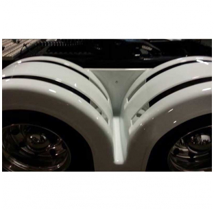 5.5 Inch Curved Side Rear Fenders - Durable Fiberglass, Double Lined, Fits Most Truck Models, Hidden Bracket System, 5 Year Warranty - Bad Ass Custom Truck Parts