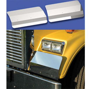 Freightliner Classic Short Hood Fender Guards - Below Headlight Protection