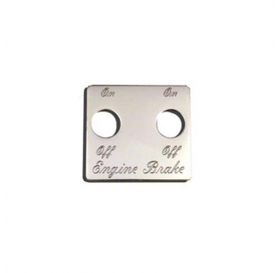 Stainless Steel Engine Brake Switch Plate
