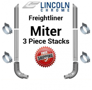 Freightliner Classic 7 Inch Lincoln Exhaust Package