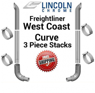 Freightliner Classic 8 Inch Lincoln Exhaust Package