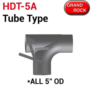 5 Inch T Shape Tube Type Exhaust Diverter