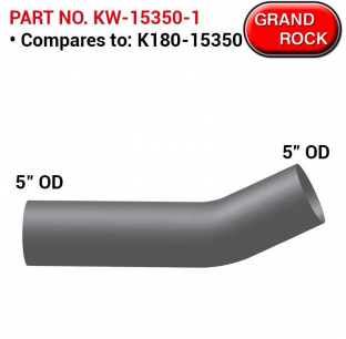 Grand Rock Kenworth Replacement Exhaust Pipe - Replaces K180-15350-1 - Sold Each