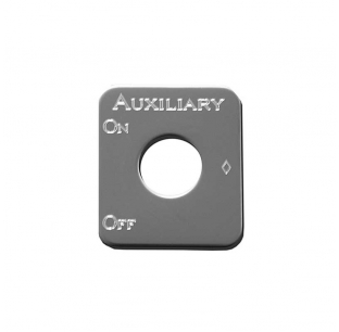 Stainless Steel Auxiliary Switch Plate for 2006 and Older Kenworth T600/T800/W900B/W900L