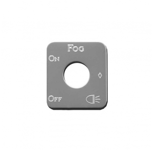 Stainless Steel Fog Lights Switch Plate for 2006 and Older Kenworth T600/T800/W900B/W900L