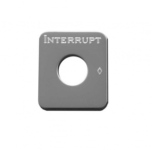 Stainless Steel Interrupt Switch Plate for 2006 and Older Kenworth T600/T800/W900B/W900L