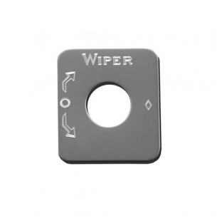 Stainless Steel Wiper Switch Plate for 2006 and Older Kenworth T600/T800/W900B/W900L