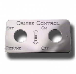 Stainless Steel Cruise Control Switch Plate