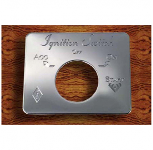 Stainless Steel Ignition Key Switch Plate