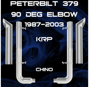 8 Inch 90 Degree Peterbilt 379 1987-2003 Exhaust Kits
