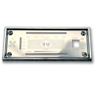 Stainless Steel A/C Heater Control Plate