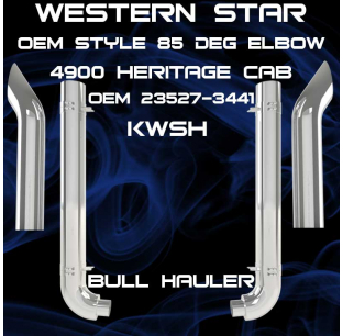 7 Inch Western Star 4900 Heritage OEM Style Elbow Exhaust Kit