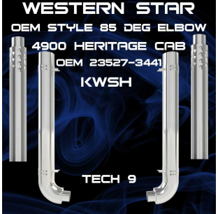7 Inch Western Star 4900 Heritage OEM Style Elbow Exhaust Kit