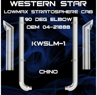7 Inch Western Star LowMax Stratosphere Exhaust Kit 2002-2006