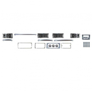 Kenworth 2002-2005 Dash Kit Side B - 40 Piece Customization Kit Made in USA