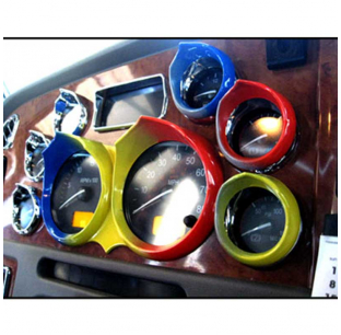 Paintable Wicked Dash Gauge Cover Kit 2006 and Newer