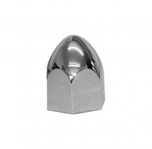 Chrome Plastic 1.5 Inch Standard Lug Nut Cover - Durable and Sleek Design