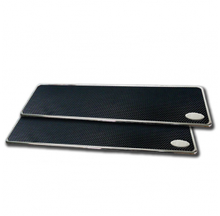 Peterbilt Chrome Plated Billet Aluminum Step Plate - Durable, Stylish Truck Accessory