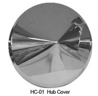 Front Hub Cover - 8 3/4 Inch Diameter, Durable and Easy to Clean