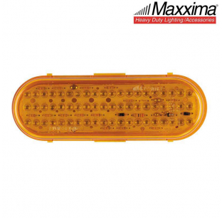 Oval LED Amber Park/Clearance/Aux Turn Light, 6.4