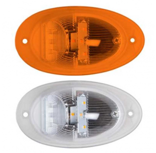 7 Amber LED Side Turn Marker Light for Freightliner Models - Replacement Light