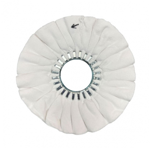 White Airway Buffing Wheel Without Center Plate - Ideal for Polishing and Buffing