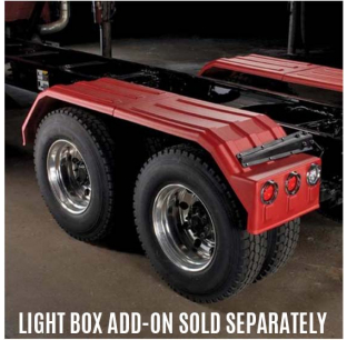 Square Back Bruiser Poly Full Fender Kits for 52 Inch Axle Spread - Durable and Easy to Install