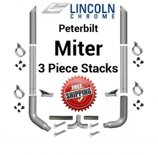 Peterbilt 389 Glider/Non-DPF 7 Inch Miter Lincoln