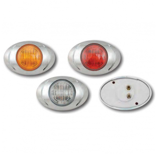 P3 LED Marker And Clearance Lights With PL-10 Connector
