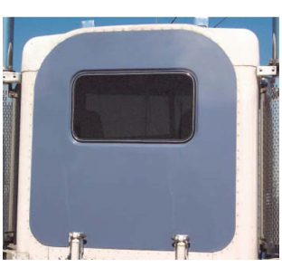 Peterbilt Ultra Cab Basic Flat Panel Day Cab Kit - Fibertech Conversion Kit with Fiberglass Panel and Aluminum Bracing