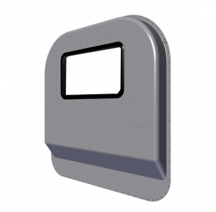 Peterbilt Ultracab XL 6 Inch Standard Conversion Kit With Window - Fits Peterbilt Ultracab XL