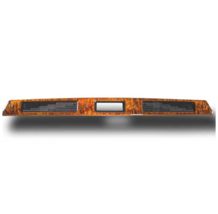 Rosewood Console Radio Face Panel with 3 Holes for Radio