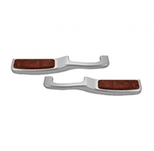 Billet Aluminum and Rosewood Door Handle/Armrest for 2005 and Older Peterbilt 370