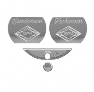 Stainless Steel Master Pack C Gauge Emblems