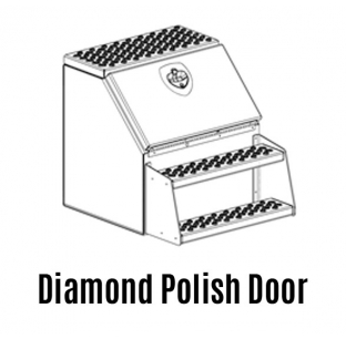 Aluminum Step Box With Diamond Polish Door