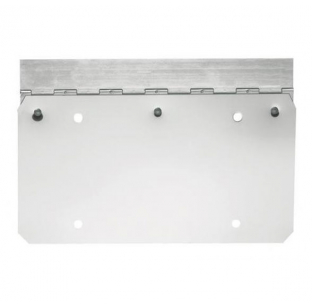 Durable Single Stainless Steel License Plate Holder for Cars and Trucks