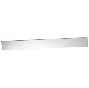 2x18 Inch Chrome Top Mud Flap Plates - Durable, Stylish Protection for Your Vehicle