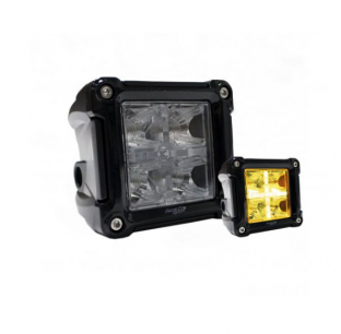 Dual Function 3X3 Cube LED Spot Light with Amber Marker & Turn Signal