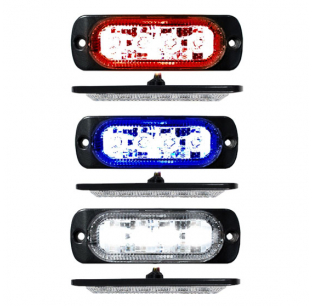 Ultra Slim 4 LED Flush Mount Pattern Marker Strobe Light - Compact, Bright, and Easy to Install