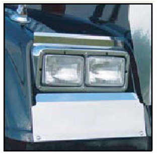 Freightliner Fender Guard Four Piece Kit for Classic Short Hood - Durable and Protective