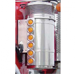 Freightliner Classic 13 Donaldson Front Air Cleaner Lights by Roadworks - Multiple Lighting Options Available