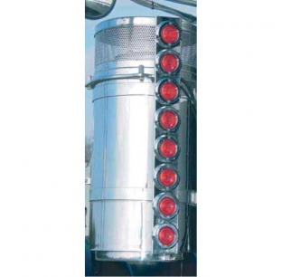 Freightliner Classic 13 Inch Donaldson Rear Air Cleaner Lights - Roadworks - Multiple Lighting Options Available