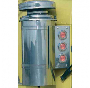 Freightliner Classic Nelson Air Cleaner Replacement Shields - Multiple Lighting Options Available