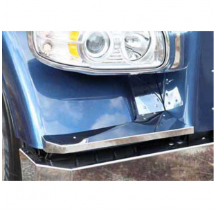 Peterbilt 388/389 Front Fender Bracket Covers by Roadworks - Durable and Stylish Fit