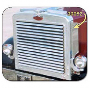 Peterbilt 359 Replacement Grill with 16 Louver-Style Bars