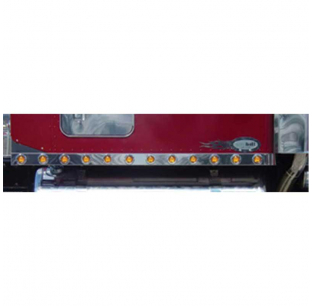 2008-2010 Peterbilt 70 Inch Sleeper Extension Panel w/ 3.5 Inch Face - Roadworks Stainless Steel