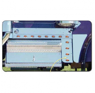 Kenworth W900L 2010 Cowl Extensions - No Lights, Multiple Hole Options, Roadworks 1 Year Warranty