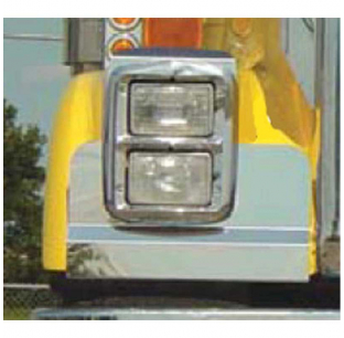 RoadWorks International 9370 Solid Mount Fender Guards - Inboard Hinges - Pair